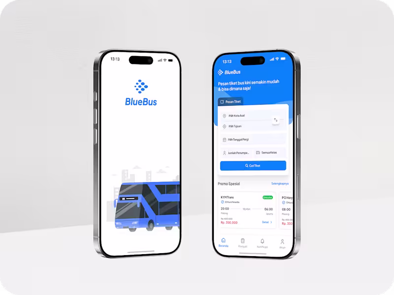 Cover image for Blue Bus — Bus Ticket Booking App for Seamless Travel