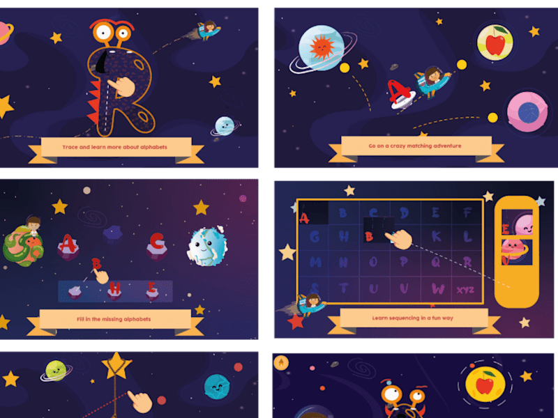 Cover image for "ABC Space Ride" - Educative Kids Game Design 