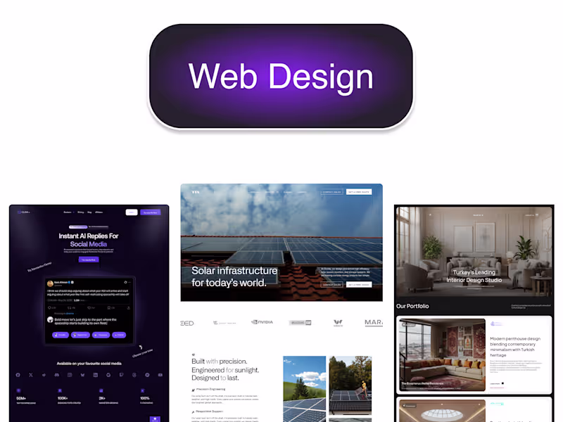 Cover image for Website UX UI Design