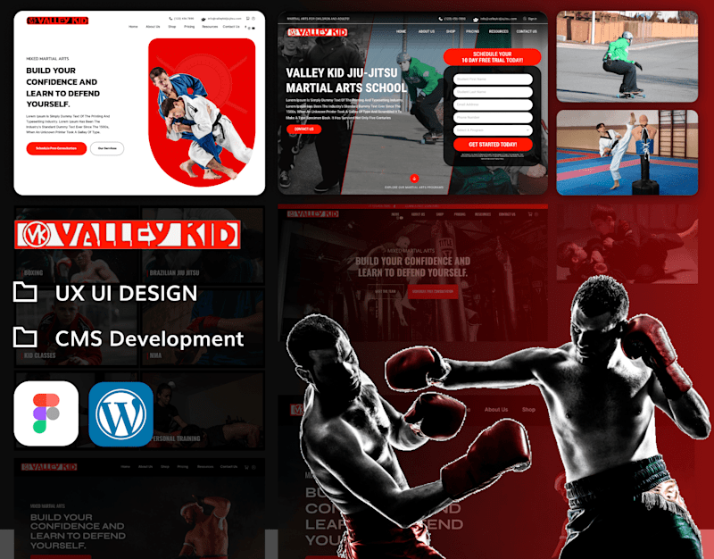 Cover image for Valley Kid Martial Arts Website Design & Development