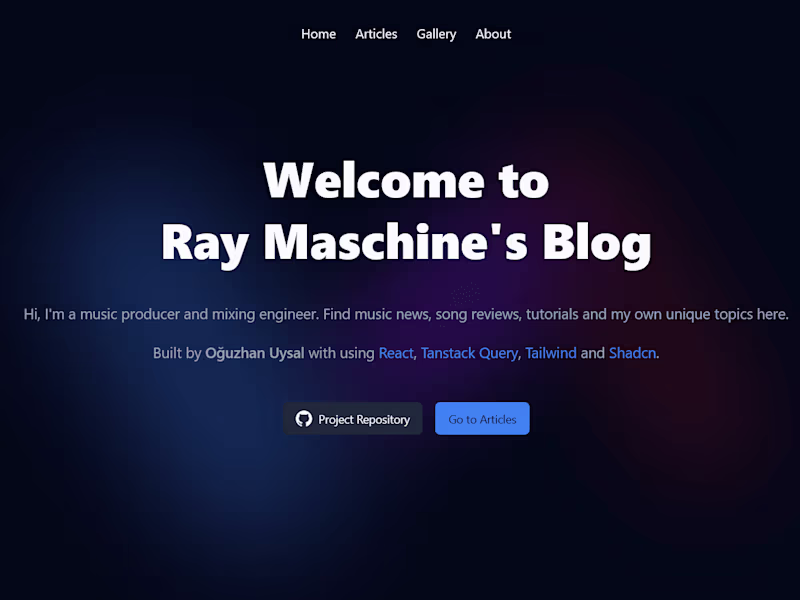 Cover image for Ray's Blog