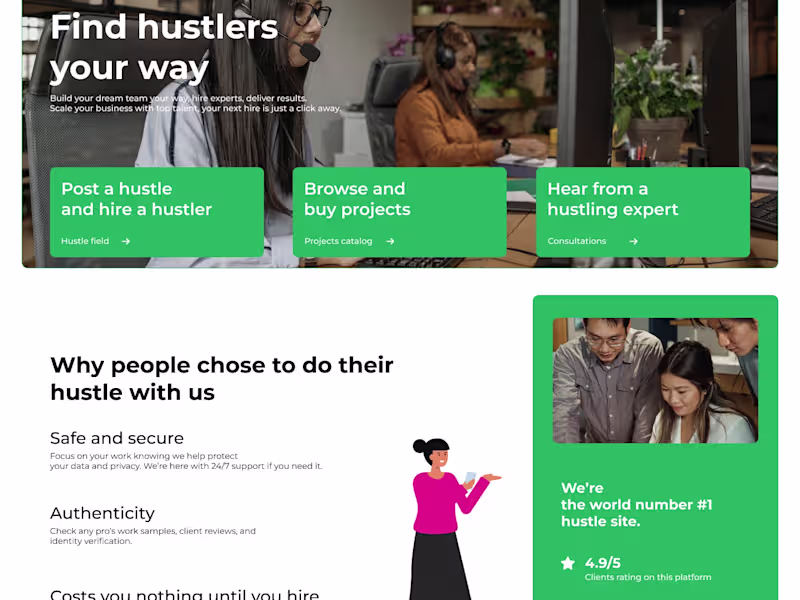 Cover image for Landing page