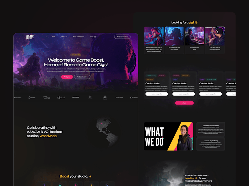 Cover image for Game Boost | Corporate Website