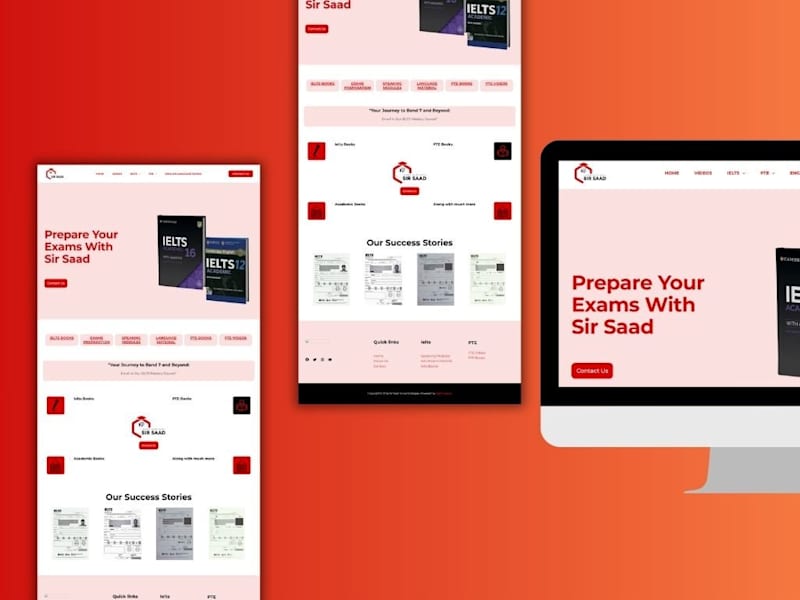 Cover image for Sir Saad Score Strategies Website Design