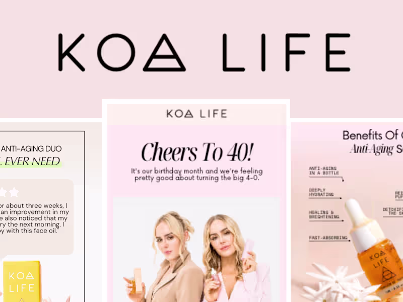 Cover image for Email Marketing for Skincare Brand
