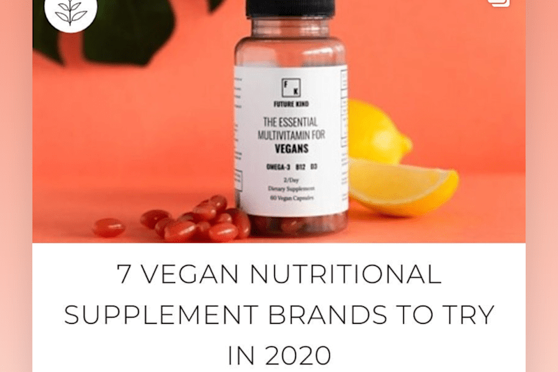 Cover image for Best of Vegan Nutritional Supplements 2020
