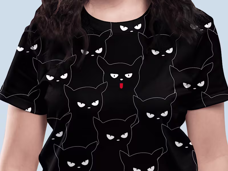 Cover image for Seamless Cat Pattern 