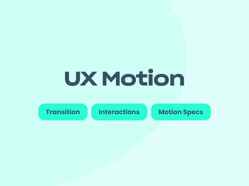 Cover image for UX Motion
