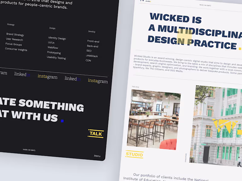 Cover image for Brand & Website Revamp for Wicked Studio