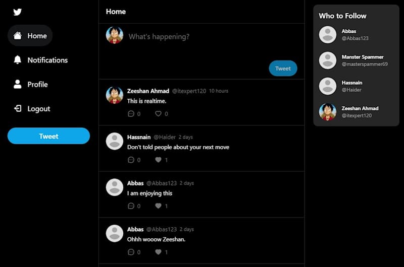 Cover image for Full Stack Twitter Clone