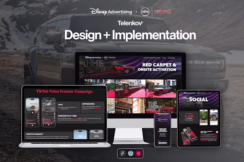 Cover image for Disney Advertising + ESPYS + GMC partnership