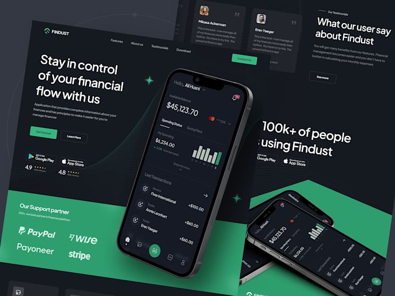 Cover image for Fintech Website