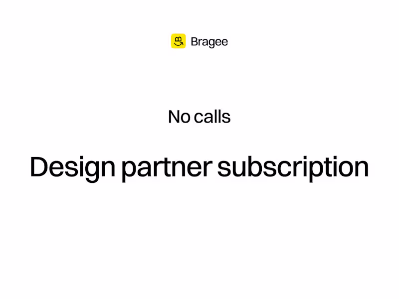 Cover image for No calls - Monthly retainer