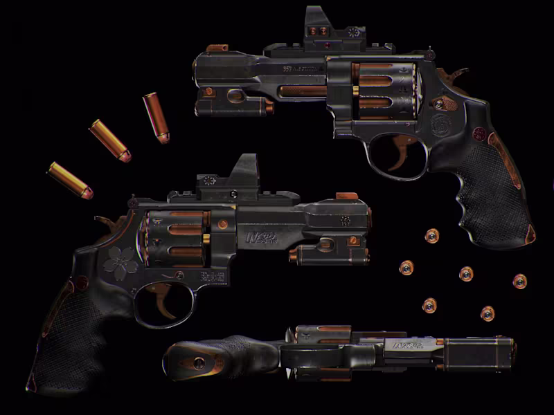 Cover image for Magnum 357 Custom Revolver