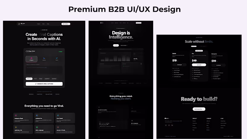 Cover image for Full-Cycle B2B SaaS & AI Agent Development