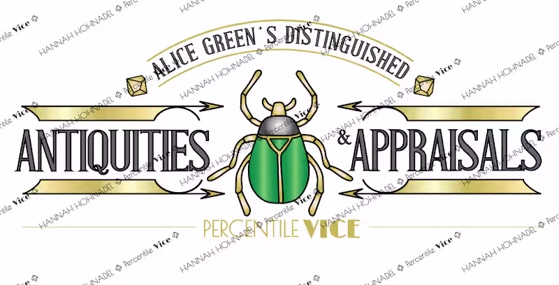 Cover image for Alice Green's Antiquities Logo