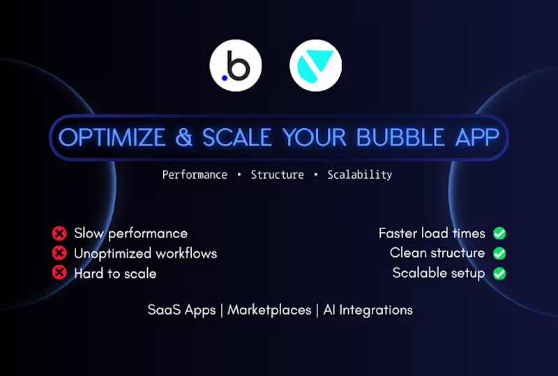 Cover image for Bubble App Optimization & Performance Improvement