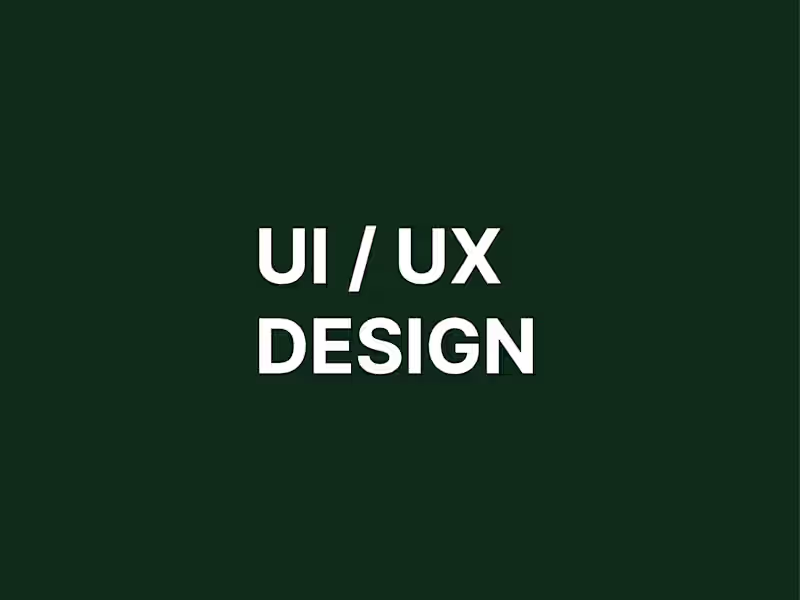 Cover image for UI Design & Digital Experience