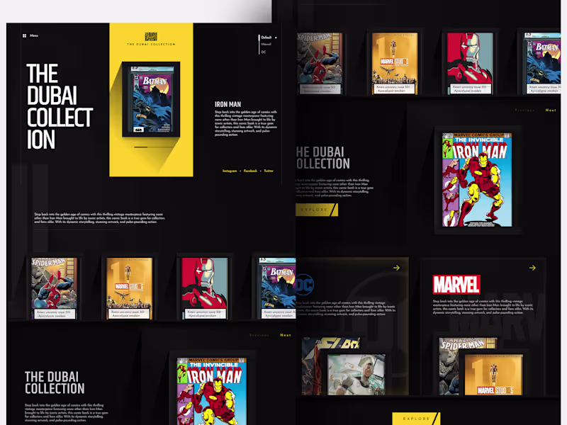Cover image for The Dubai Collection | Collection Showcase Website