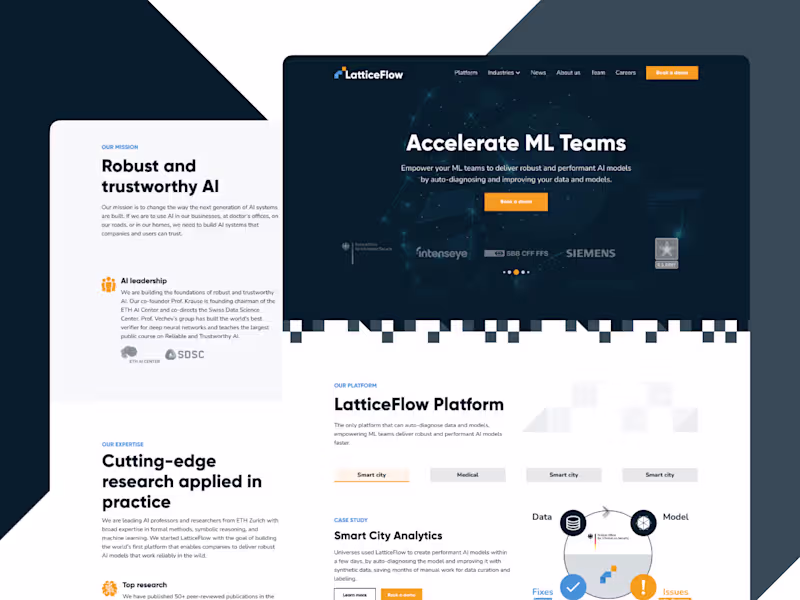 Cover image for LatticeFlow Web Design