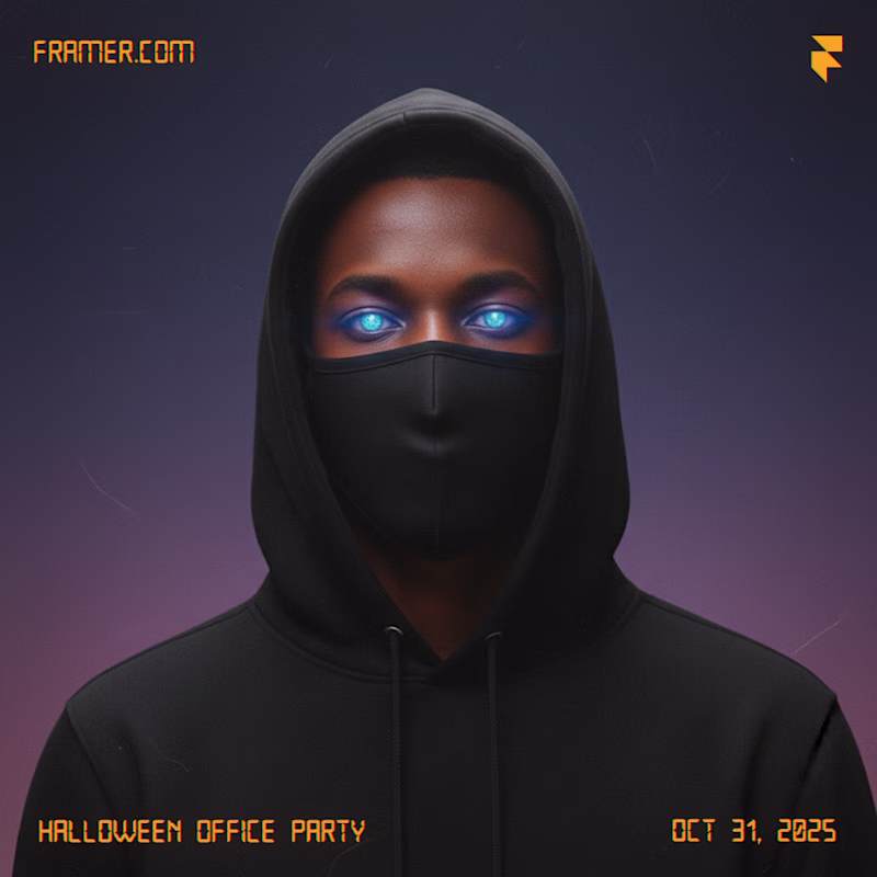 Cover image for My Framer Halloween costume. Let's see yours 👇