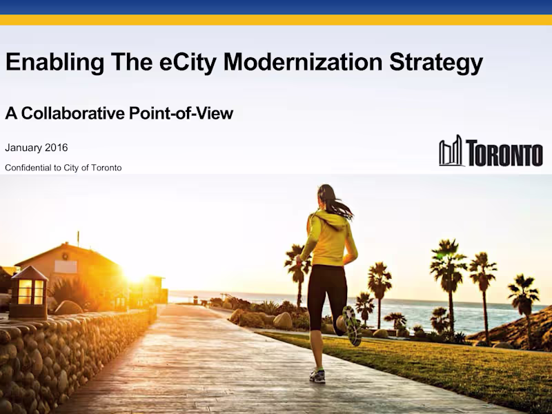 Cover image for ERP Strategy & RFP: City of Toronto