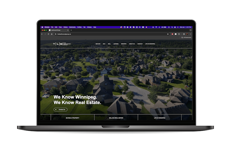 Cover image for The Leathwood Group - Website Design