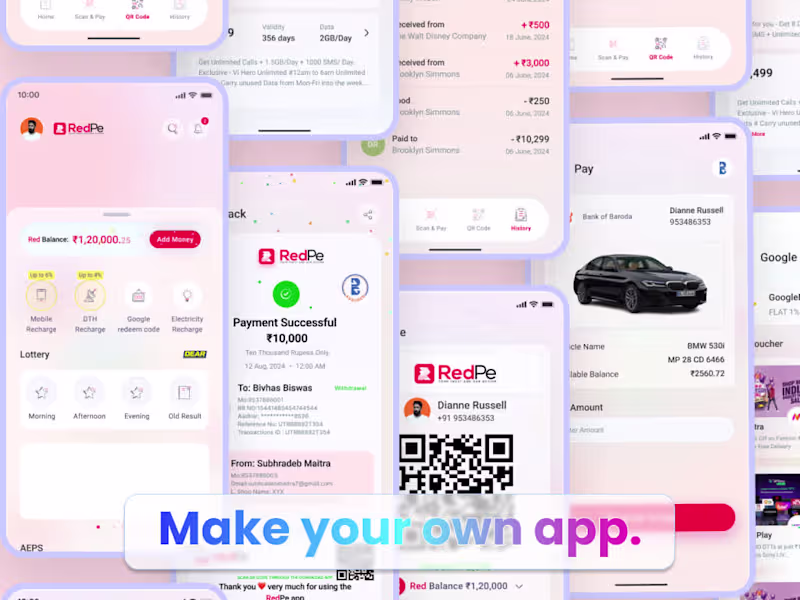 Cover image for RedPe - Recharge, BBPS, AEPS - B2B Fintech app