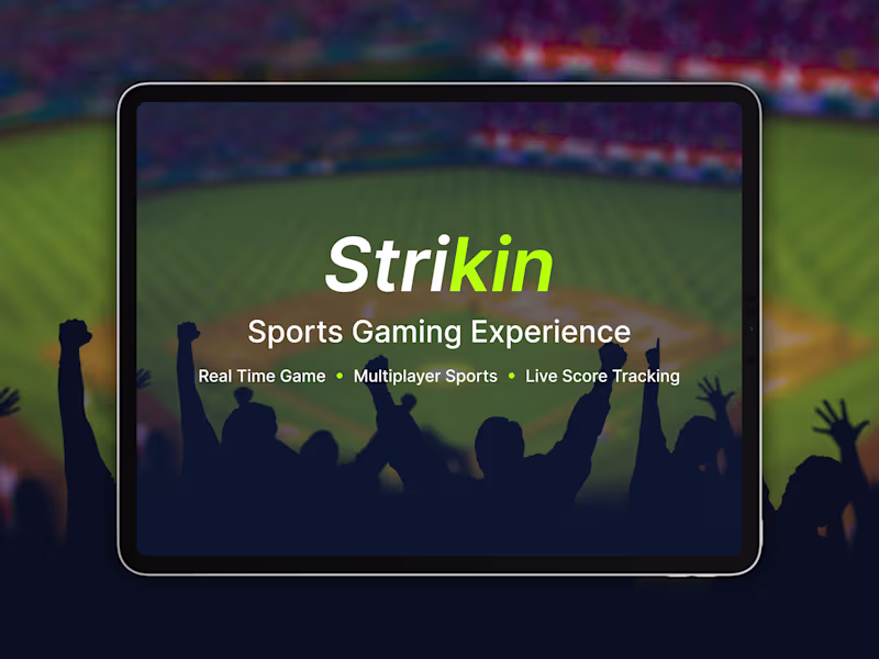 Cover image for Strikin sports gaming platform