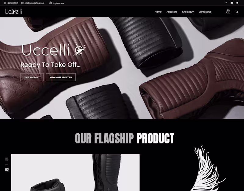 Cover image for Ucceli - Ecommerce website