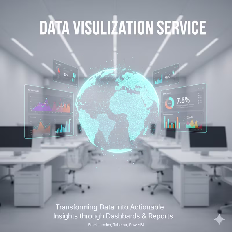 Cover image for Data Visualization & Business Intelligence Dashboards