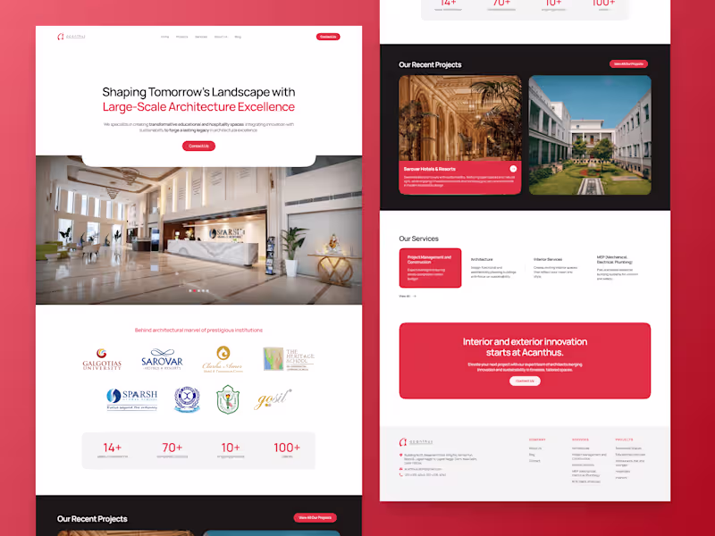 Cover image for Architecture Studio Website