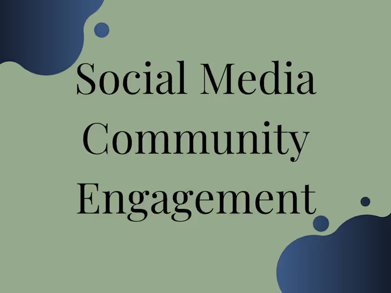 Cover image for Social Media Community Engagement 