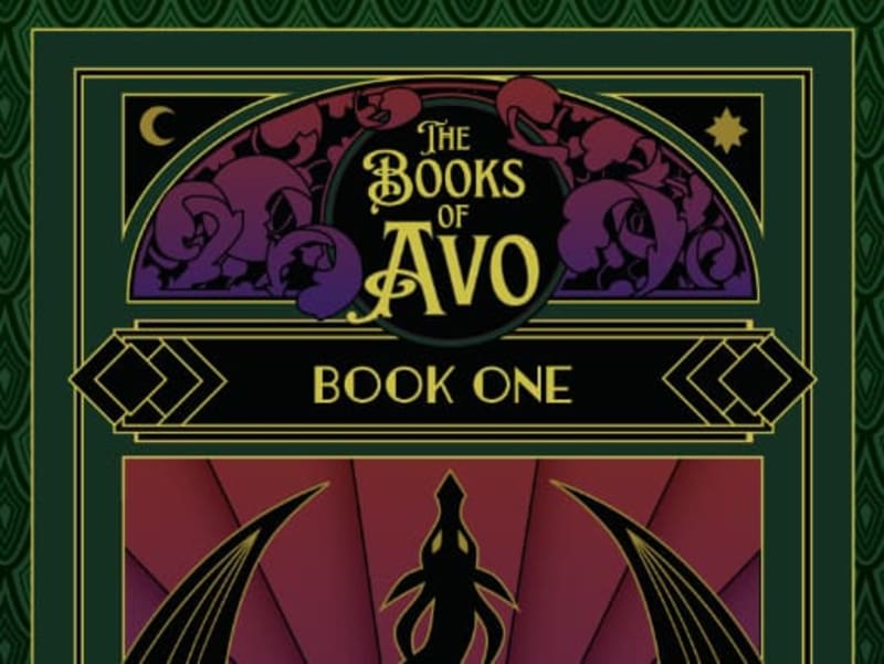 Cover image for 1920s Deco-Inspired Cover for Thrilling Fantasy Novel