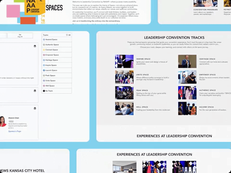 Cover image for NAAAP Leadership Convention Website Redesign