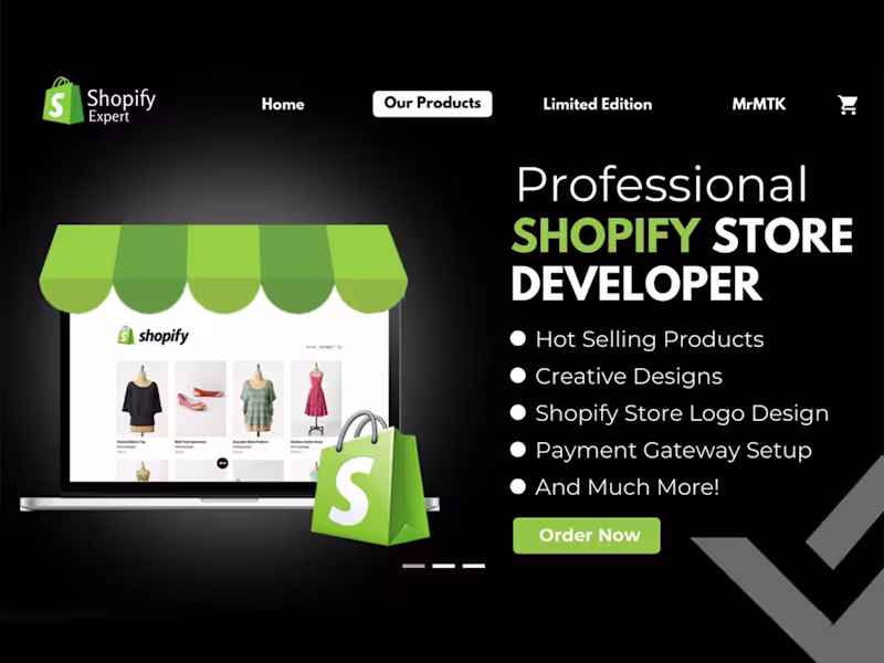 Cover image for Shopify Website Development