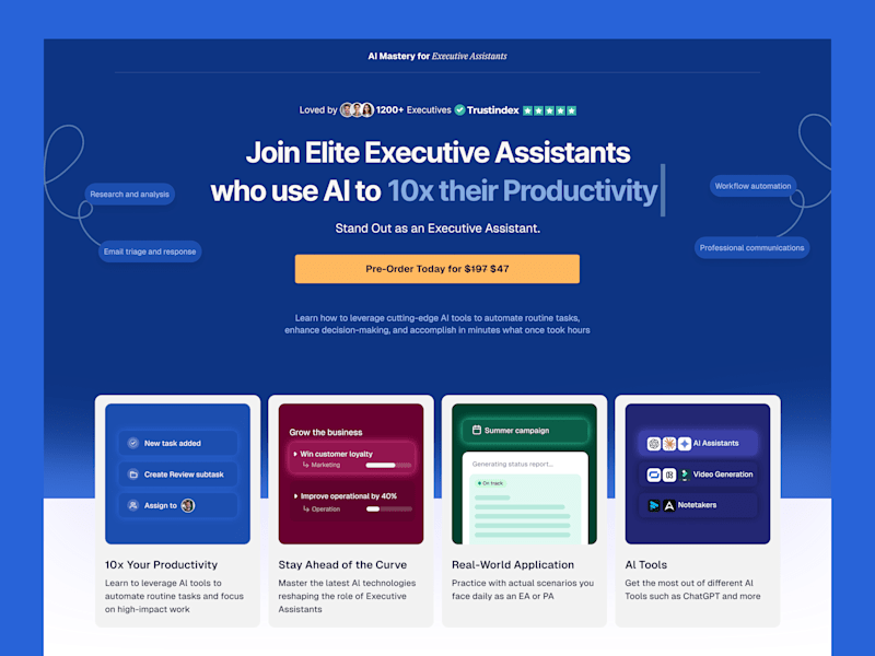 Cover image for AI Mastery Landing page