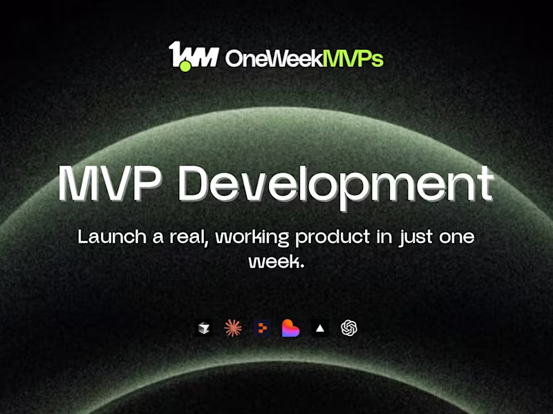 Cover image for MVP Development • Build & Launch in 7 Days