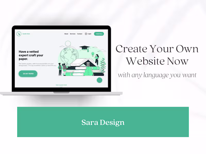 Cover image for Luxury academic assistance business WEBSITE