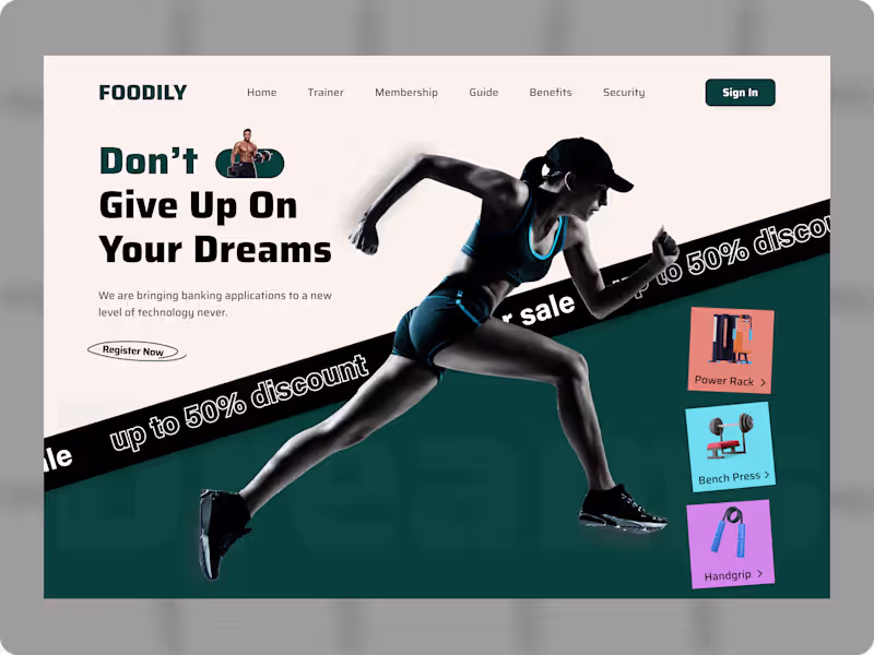 Cover image for Gym - Fitness Website Design