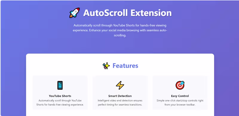 Cover image for AutoScroll Extension for YouTube Shorts