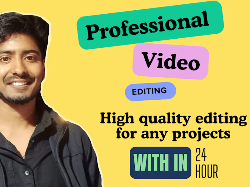 Cover image for Professional Video Editing for Engaging Content