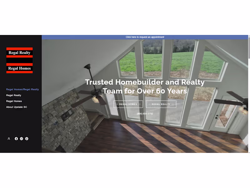 Cover image for Regal Homes & Realty Website Redesign