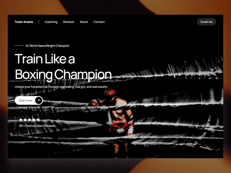 Cover image for Personal Trainer - Landing Page