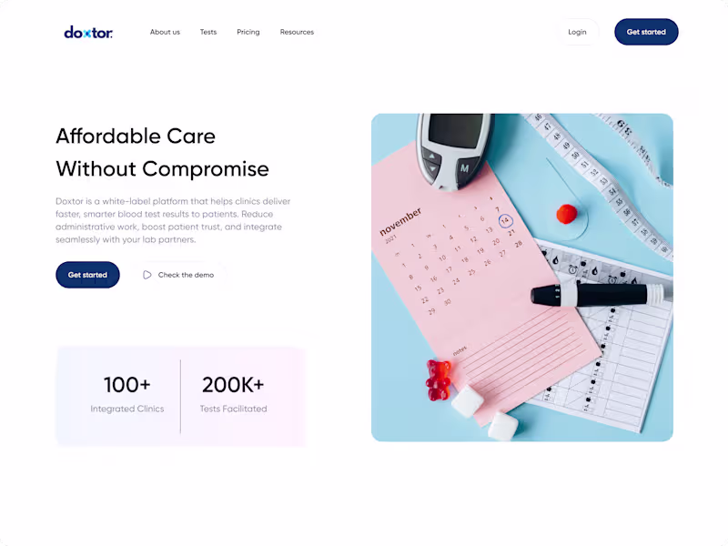 Cover image for Doxtor Health Medical Website Design & Development