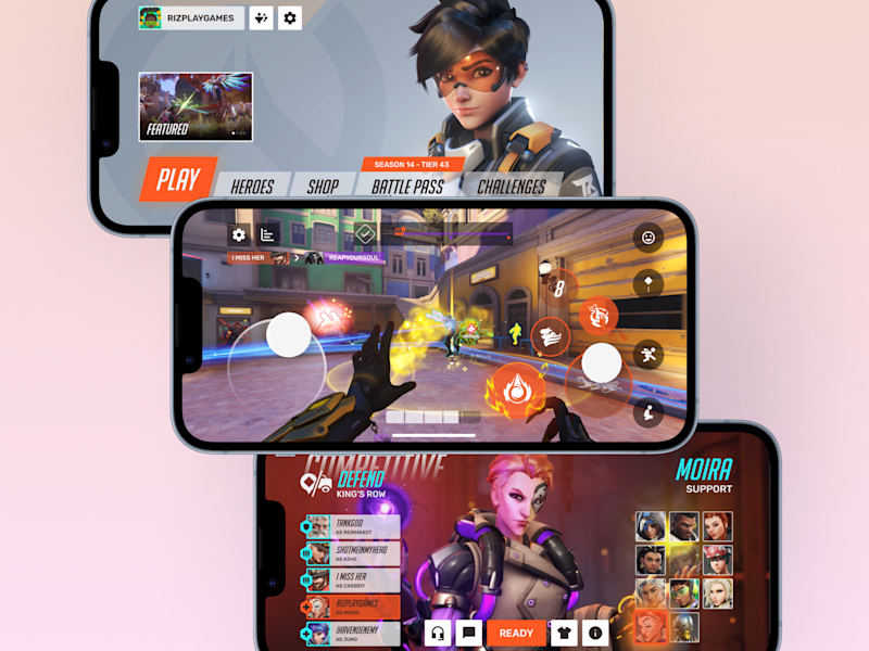 Cover image for Overwatch Mobile - Game UI