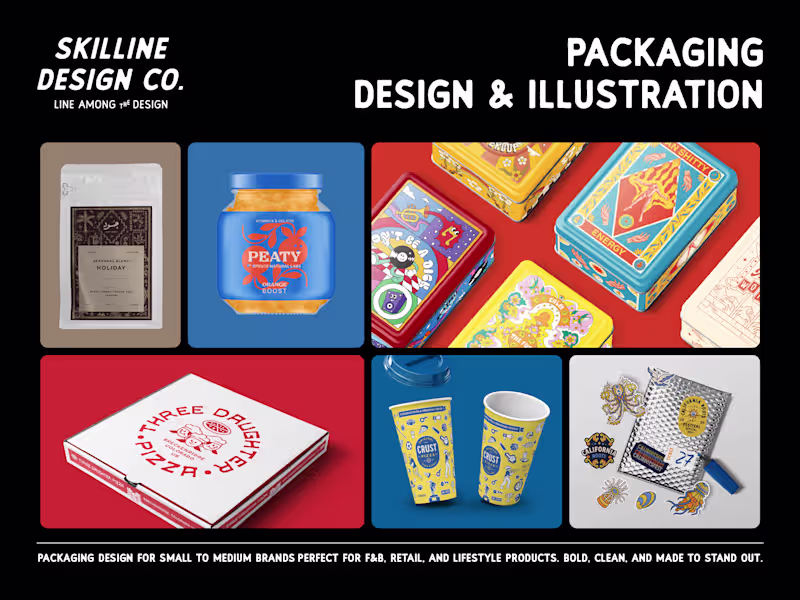Cover image for Packaging Design & Illustration