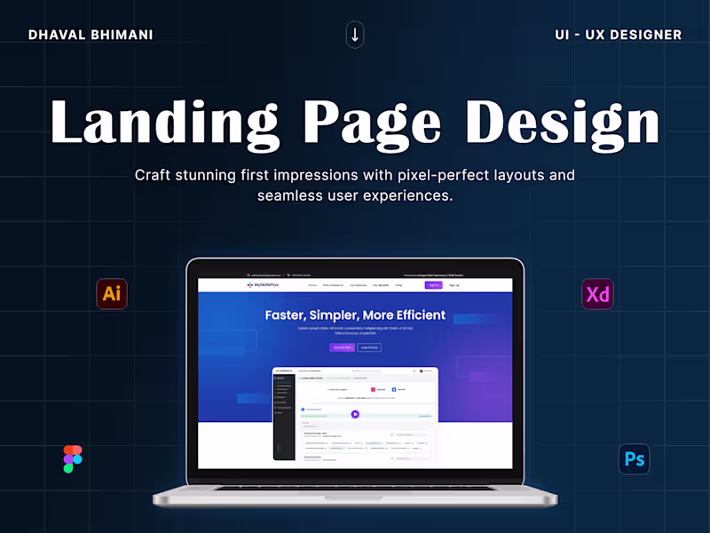 Cover image for Figma Landing Page Design Service