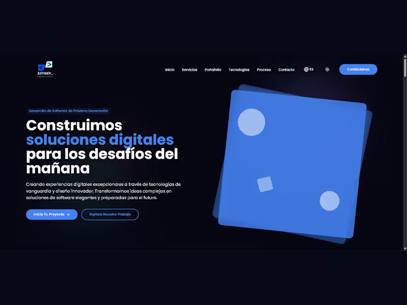 Cover image for Zoti Dev - Software Development | Custom Web & Mobile Solutions