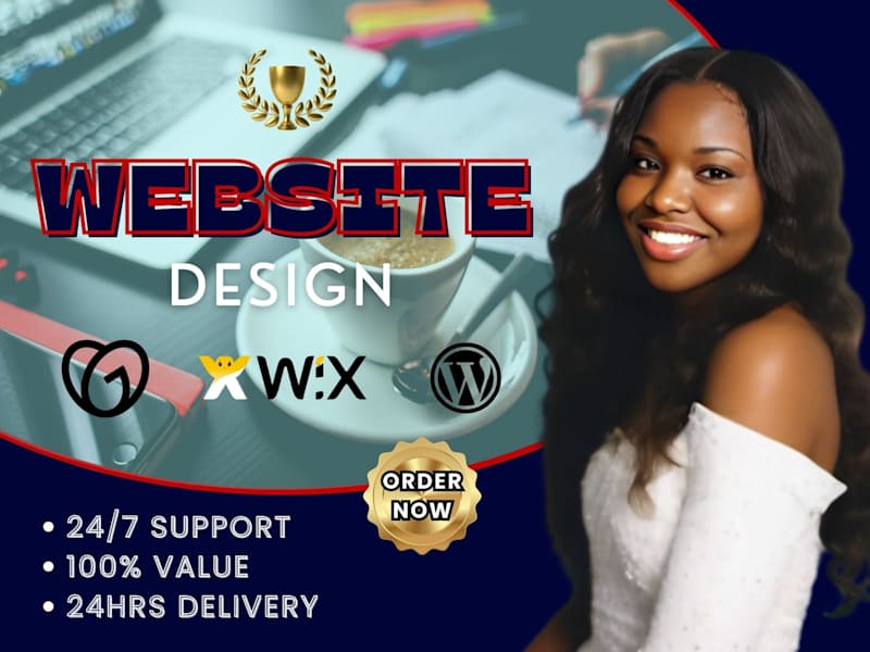 Cover image for I will help to design wix website redesign wix website clone wix